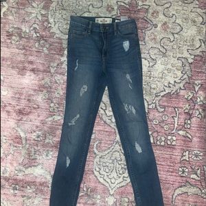 Holister high rise super kinky jeans